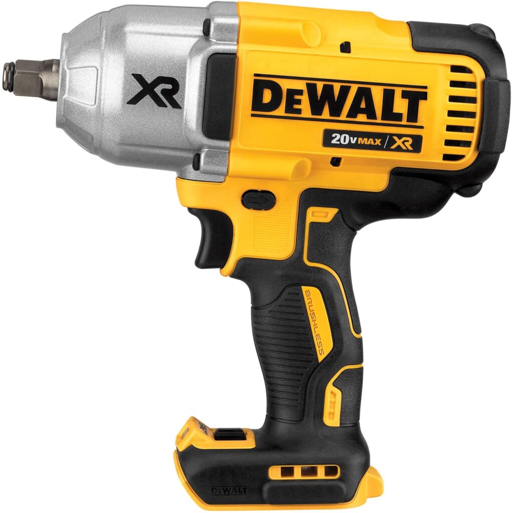 DEWALT DCF899HB best but pricey cordless impact wrench for changing tires