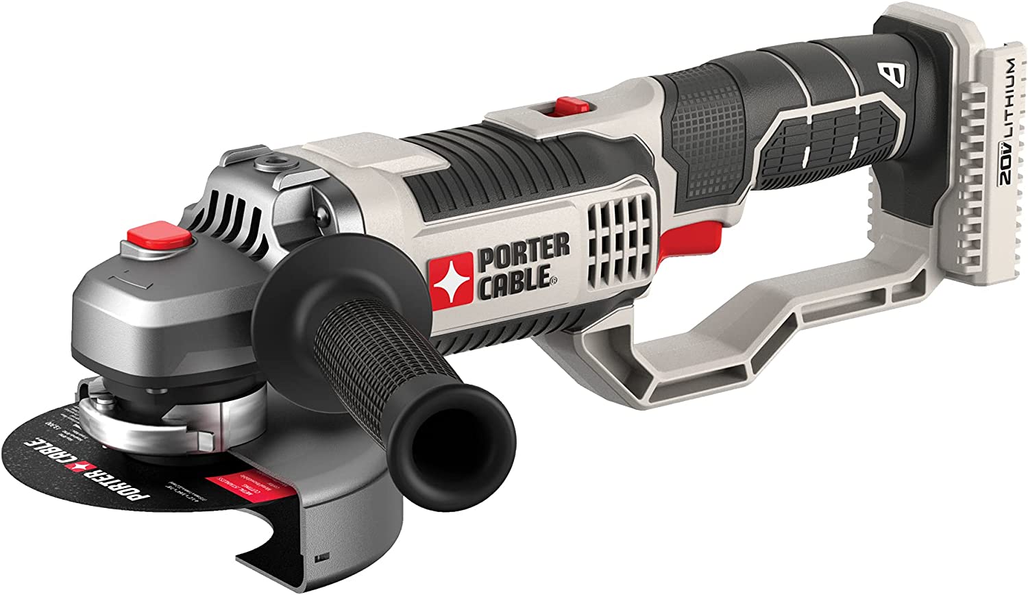 PORTER-CABLE 20V MAX* Angle Grinder Tool, 4-1/2-Inch, Tool Only (PCC761B)