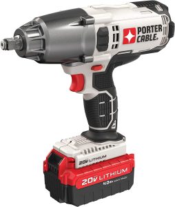 Porter-Cable PCCK640LB 20V Max 1/2-Inch Lithium-Ion Impact Wrench